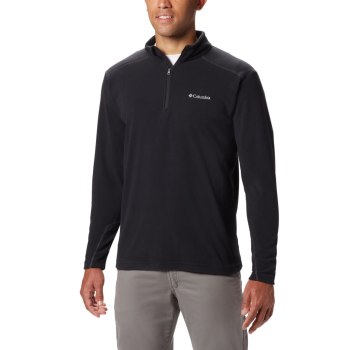 Columbia Muške Puloveri - Klamath Range II Half Zip Fleece Crne | JHRL-20961